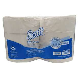  Papel Higiénico Scott Jumbo 6 Rollos x 250mt (2pliegos)