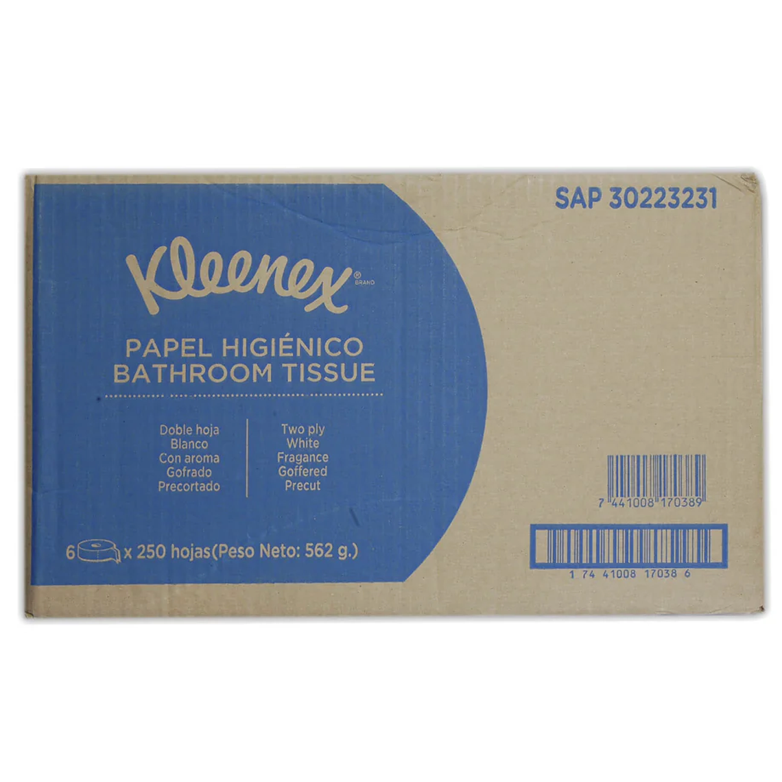  Papel Higiénico Kleenex Jumbo 6 Rollos x 250mt (2pliegos) 1