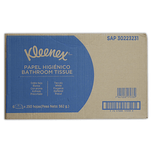  Papel Higiénico Kleenex Jumbo 6 Rollos x 250mt (2pliegos)