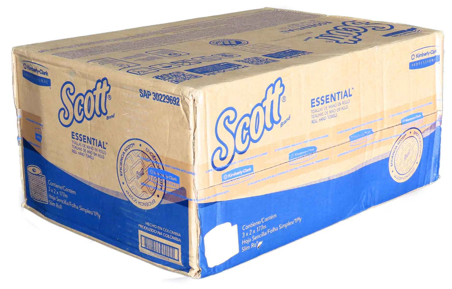 Papel Toalla Tipo Essential Slim 6 Rollos x 177mt (1pliego) 1