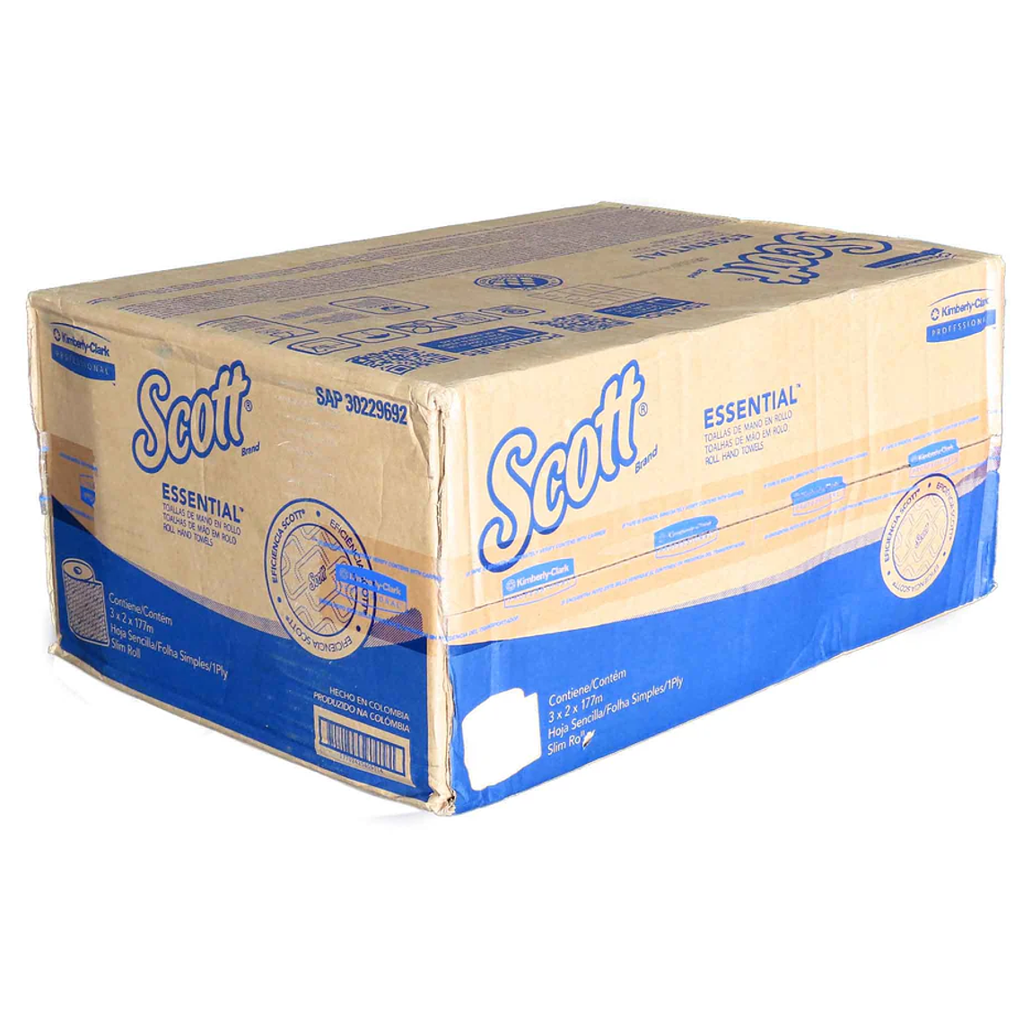 Papel Toalla Tipo Essential Slim 6 Rollos x 177mt (1pliego) 1