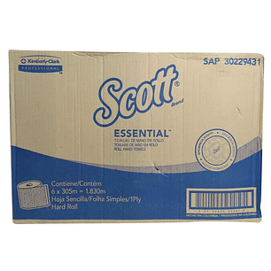 Papel Toalla 6 Rollos x 304mt (1pliego)