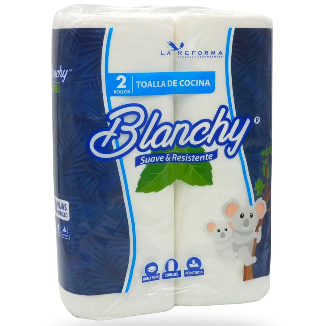  Papel Toalla De Cocina 24 Rollos x 80 Hojas (2pliegos) 1