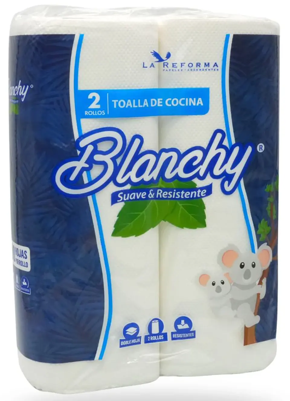  Papel Toalla De Cocina 24 Rollos x 80 Hojas (2pliegos) 1