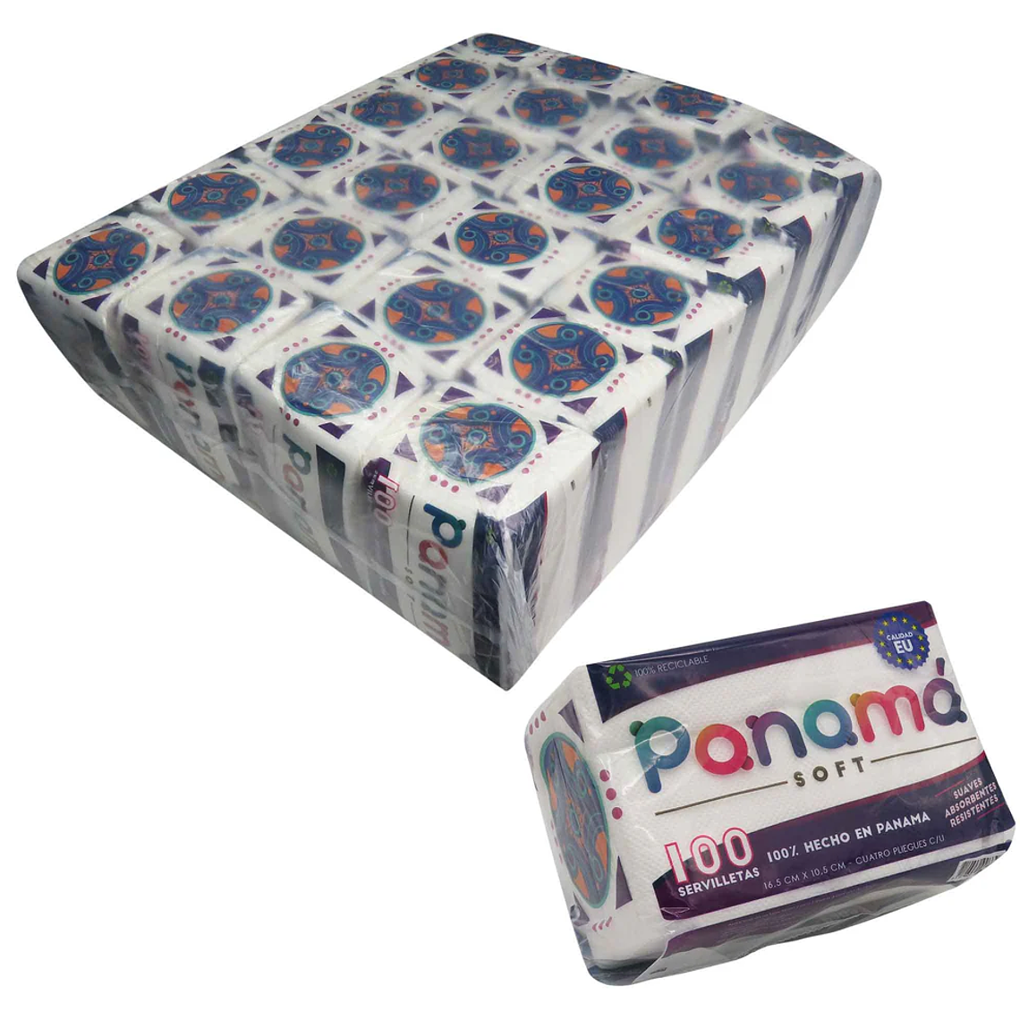 Servilleta Lunch (24x100) 2400 unidades 16.5 x 10.5cm (1pliego) 2