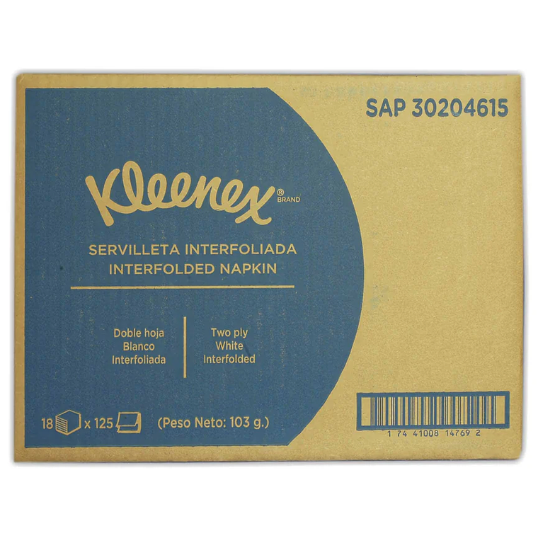 Servilleta Pop Up de Dispensador (18x125) 2250 unidades (2pliegos) 1