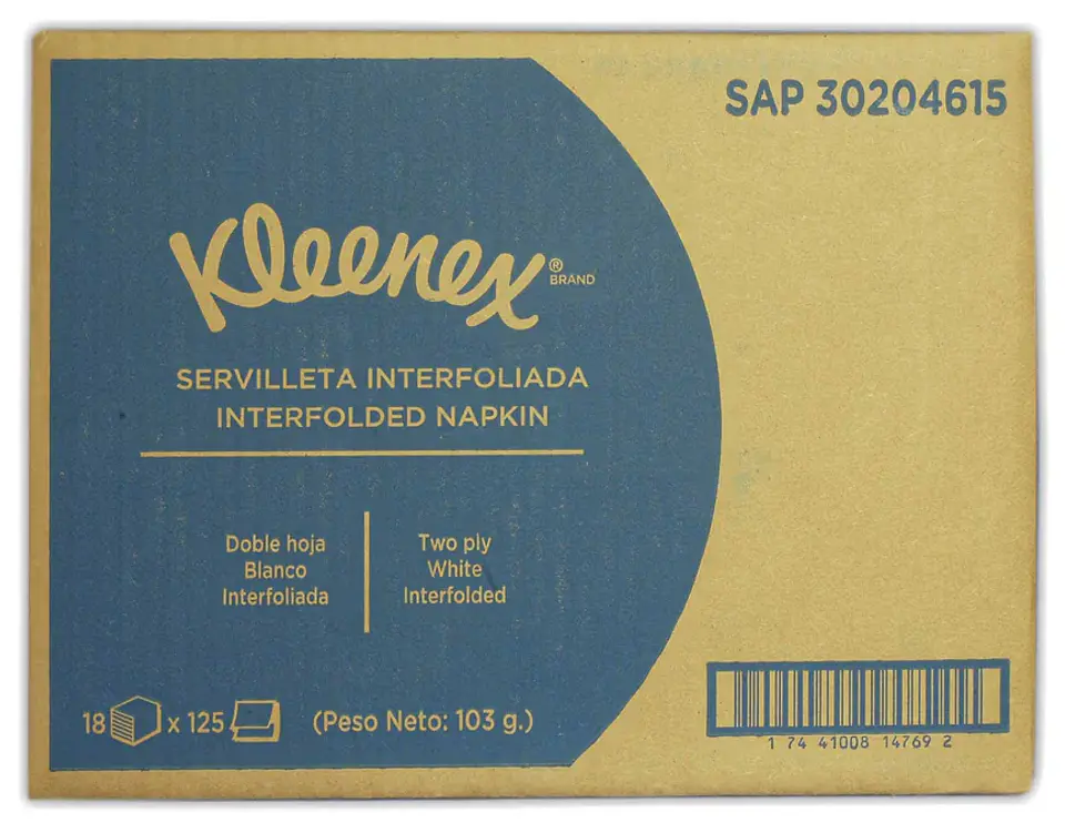 Servilleta Pop Up de Dispensador (18x125) 2250 unidades (2pliegos) 1