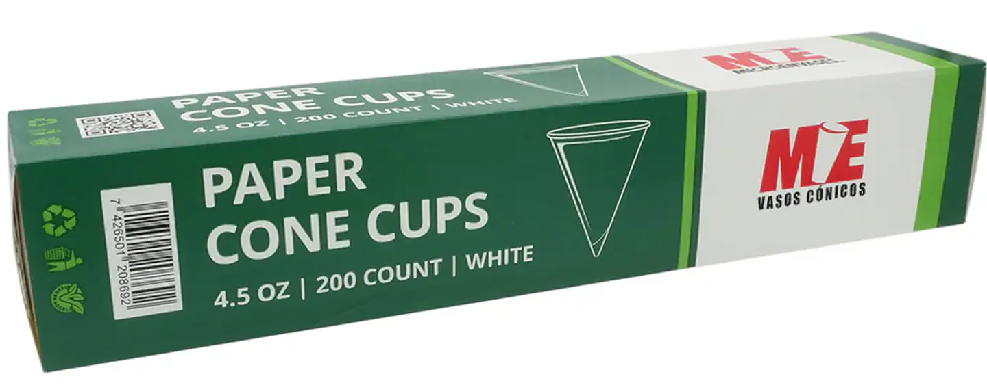 Vaso Cónico de Papel x 200 unidades 1