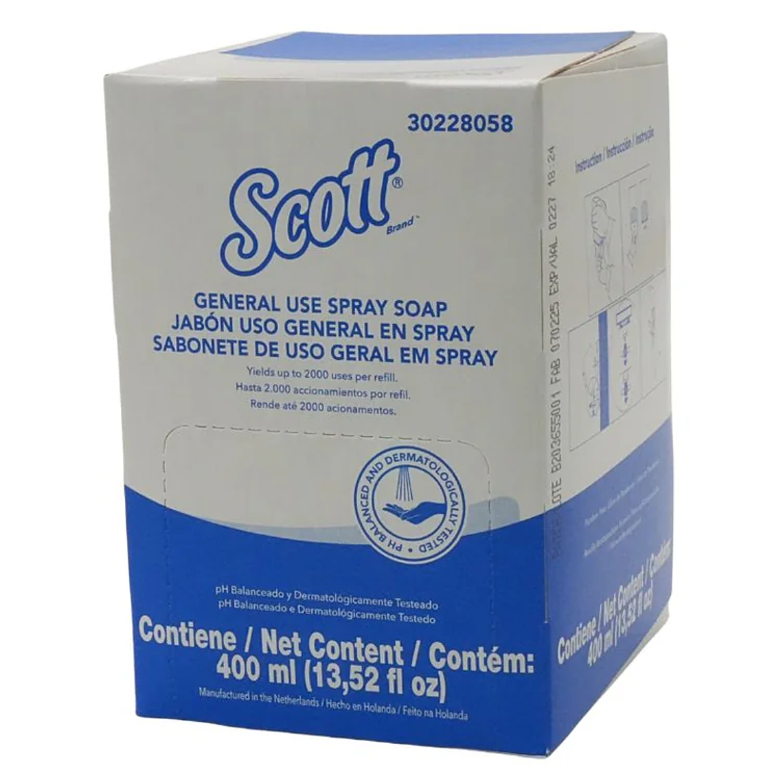 Jabón de manos Spray 400ml 1