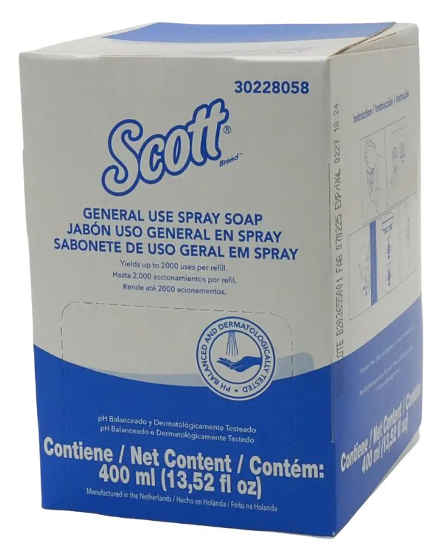 Jabón de manos Spray 400ml 1