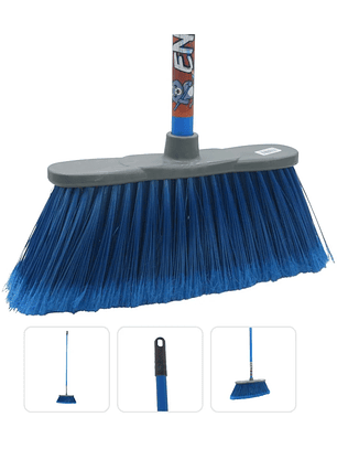 Escoba Brillante Super Azul