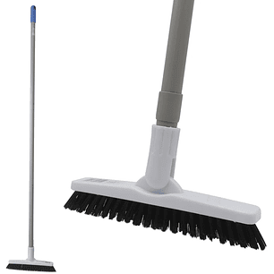 Cepillo Para Lavar Azulejos y Juntas con Poste Metálico