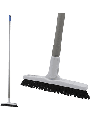 Cepillo Para Lavar Azulejos y Juntas con Poste Metálico