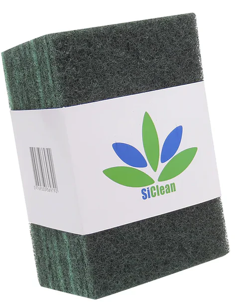 Paquete de 10 Brillos para fregar SiClean de 6"x4"