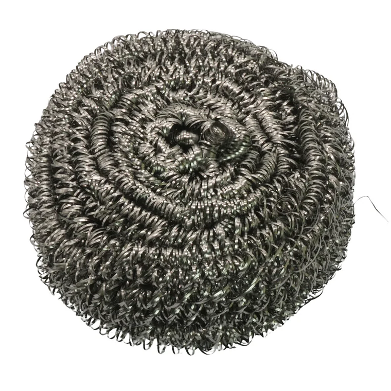 Paquete de 6 Brillos de Acero Inoxidable 20g 2