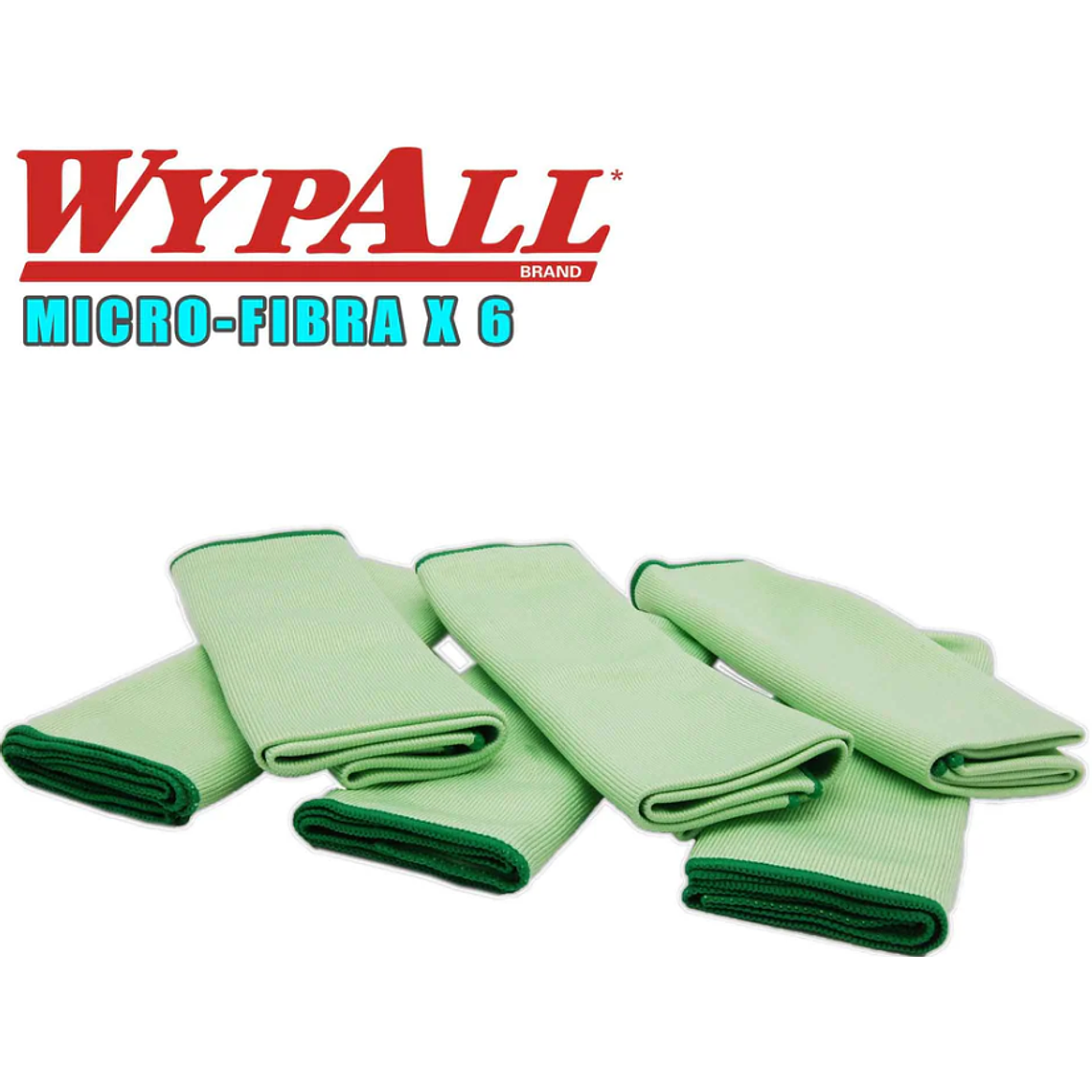 Wypall Microfibra Paquete de 6 Unidades Cristales 1