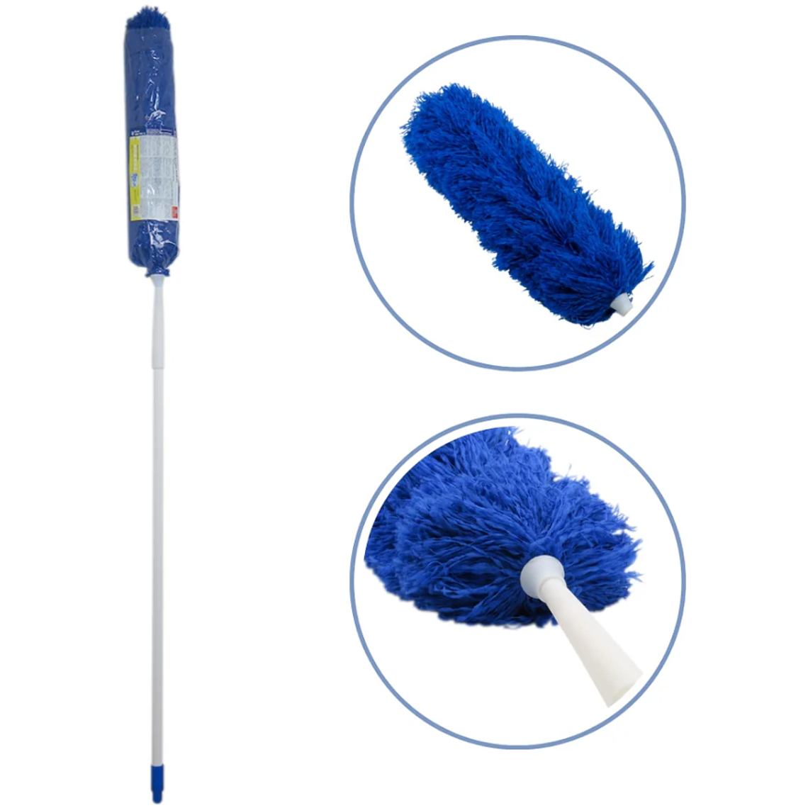 Plumero SiClean de Microfibra con Palo de Rosca Extendible 2