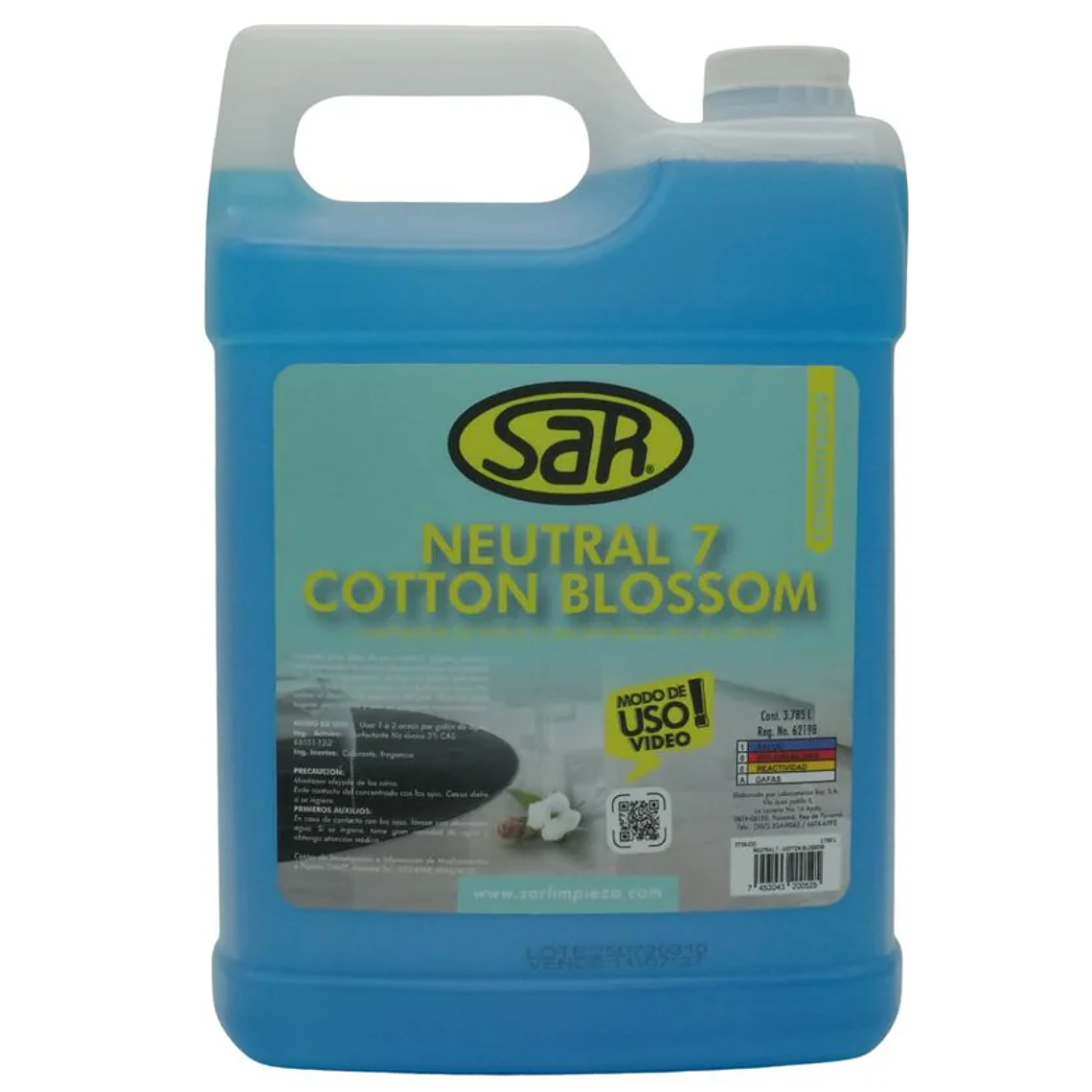 Limpiador de pisos concentrado no alcalino Neutral 7 2