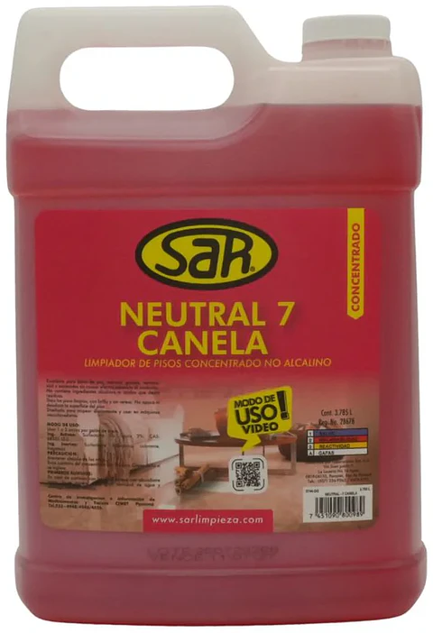 Limpiador de pisos concentrado no alcalino Neutral 7