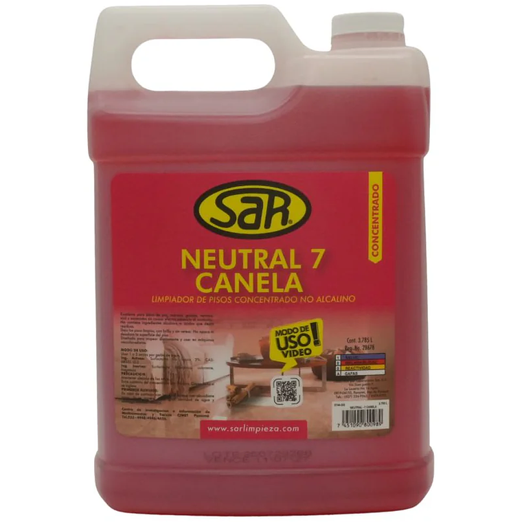 Limpiador de pisos concentrado no alcalino Neutral 7 1