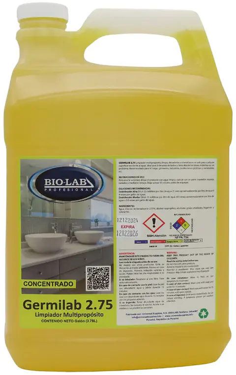 Galón Limpiador multipropósito Germilab 2.75