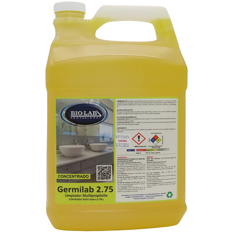 Galón Limpiador multipropósito Germilab 2.75 1