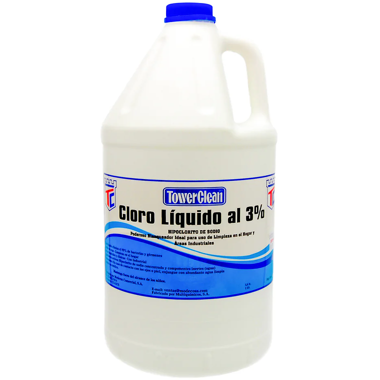 Cloro líquido Tower Clean 1