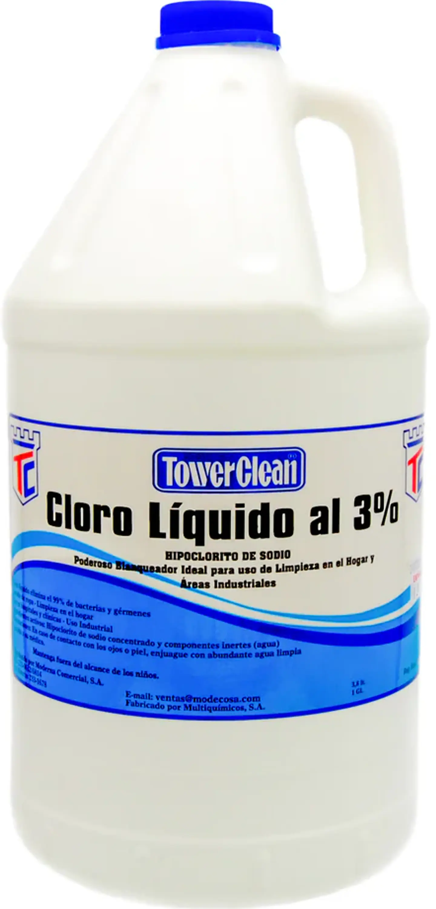 Cloro líquido Tower Clean 1