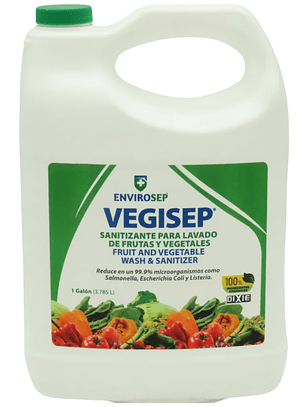 Sanitizante para lavado de frutas y vegetales