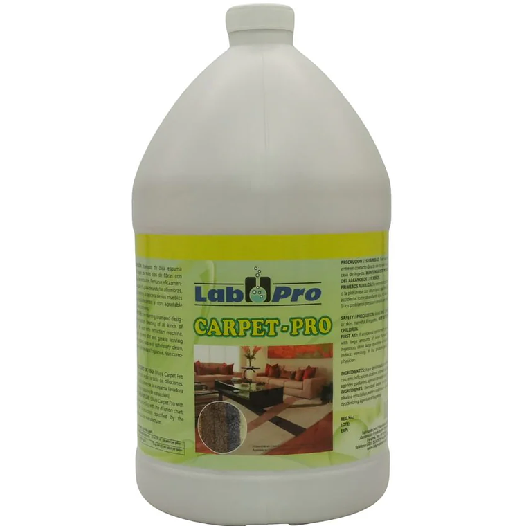 Shampoo de baja espuma para alfombras 1