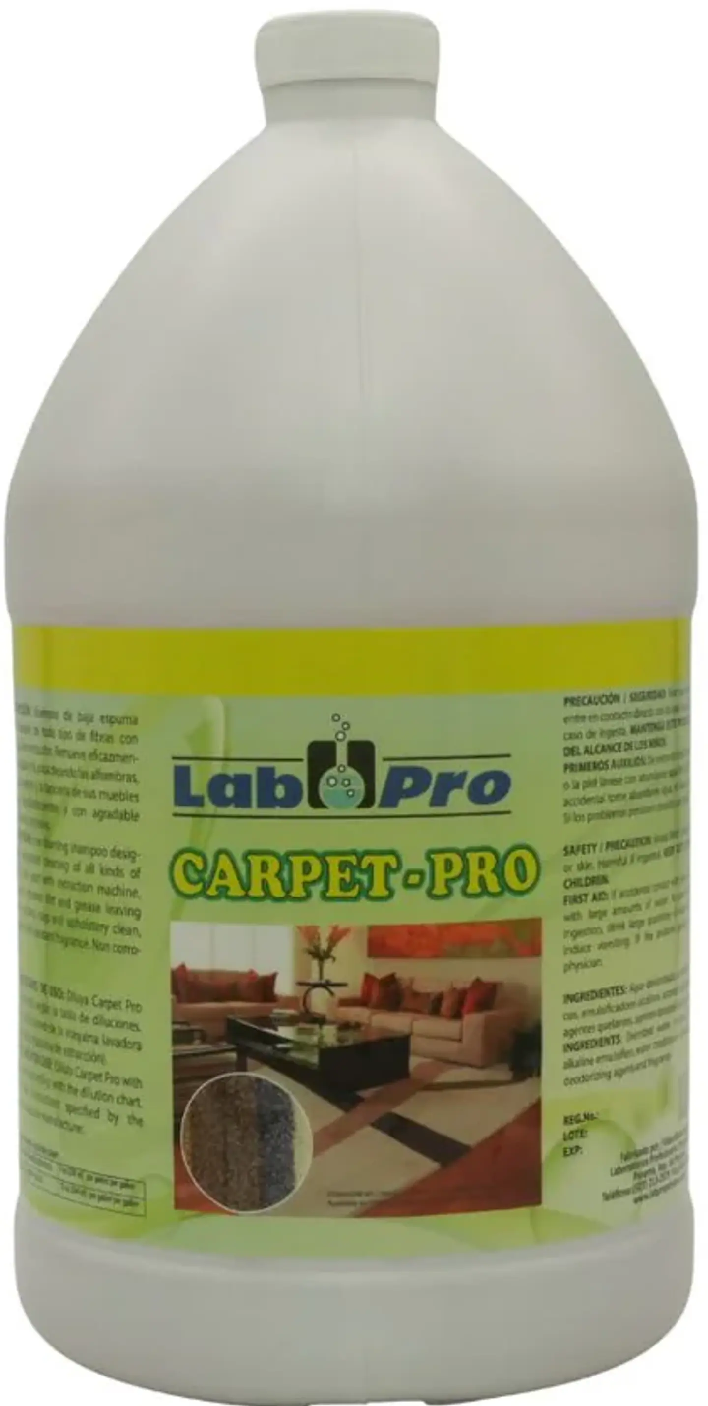 Shampoo de baja espuma para alfombras 1