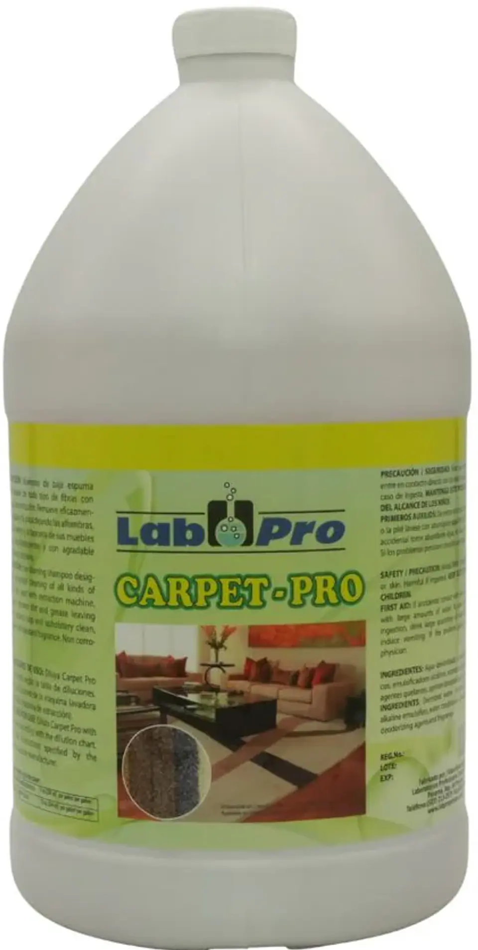 Shampoo de baja espuma para alfombras 1