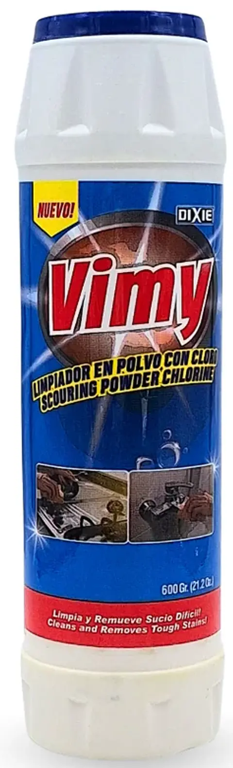 Limpiador abrasivo con cloro