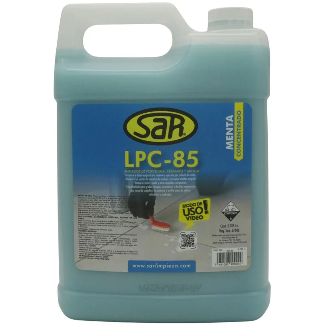 Limpiador de porcelana, cerámica y arcilla 1