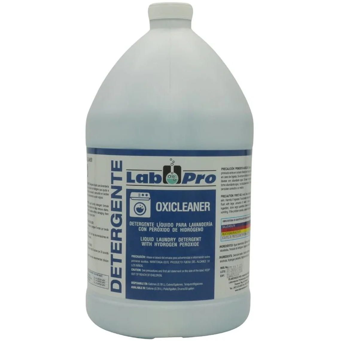 Detergente líquido para lavandería con peróxido de higrógeno 1