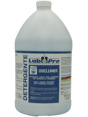 Detergente líquido para lavandería con peróxido de higrógeno