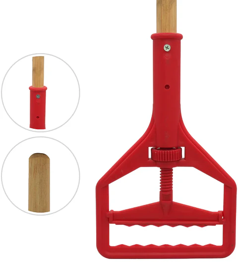 Trapeador de Madera Cabezal Plástico
