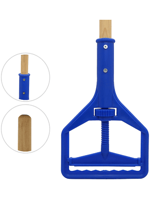 Trapeador de Madera Cabezal Plástico