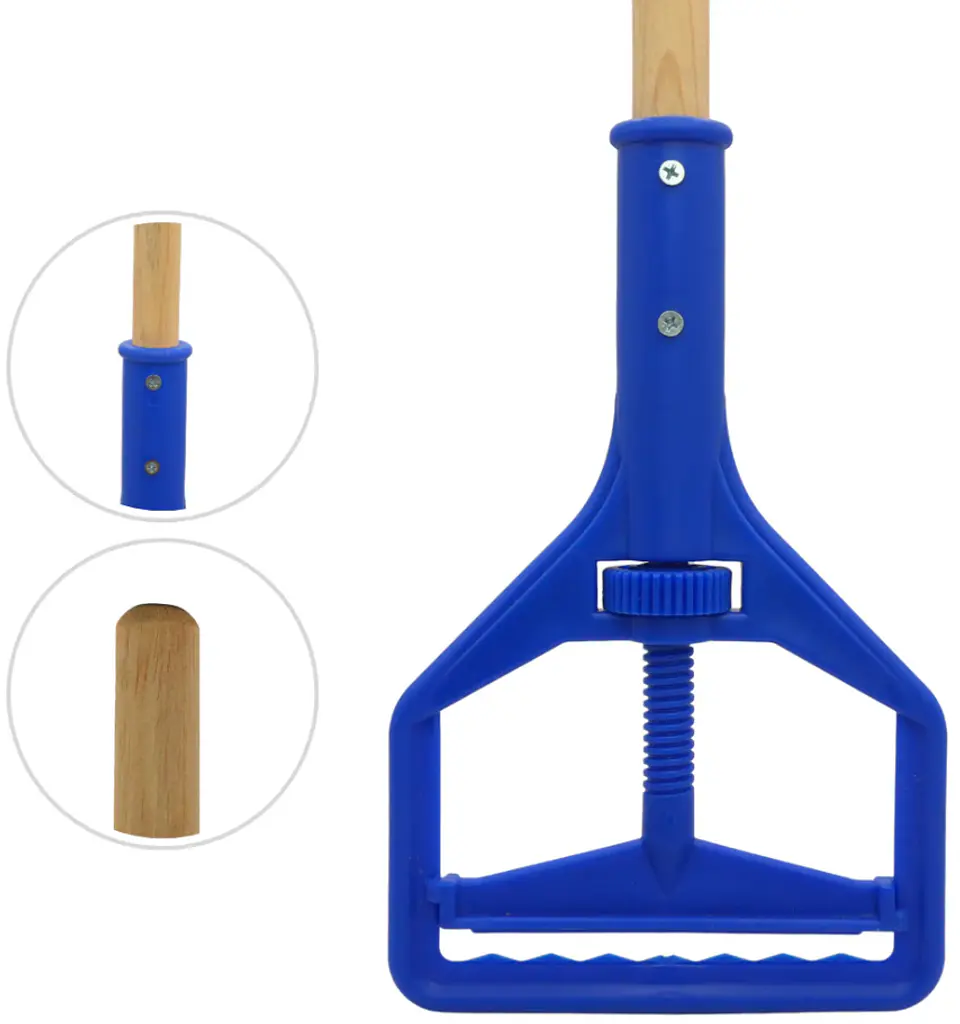 Trapeador de Madera Cabezal Plástico 1