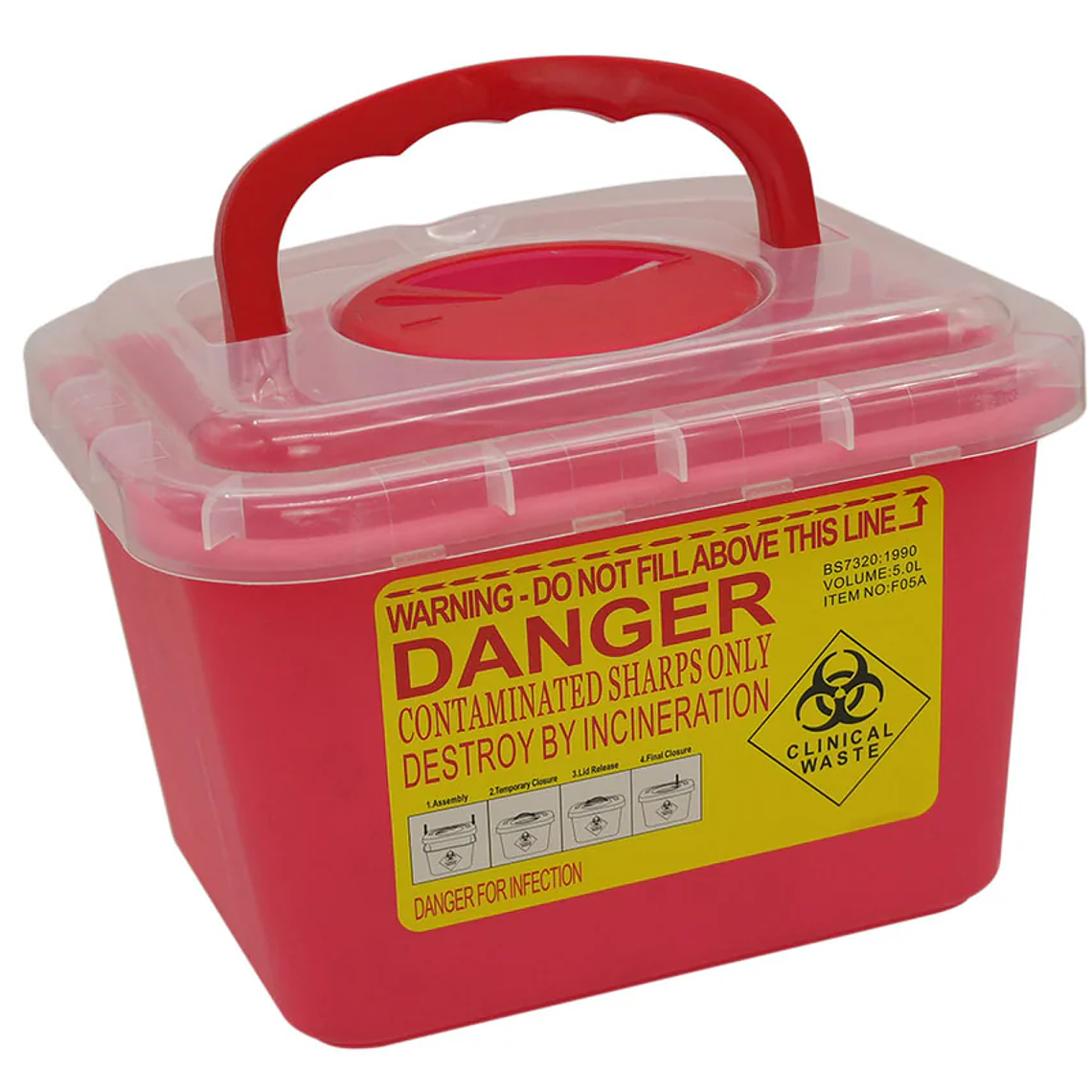 Recipientes para cortopunzantes 2