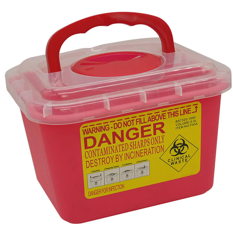 Recipientes para cortopunzantes 2