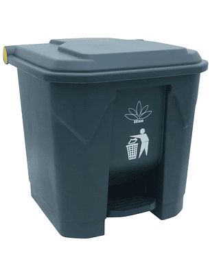 Cesto para Basura 30L con Tapa y Pedal