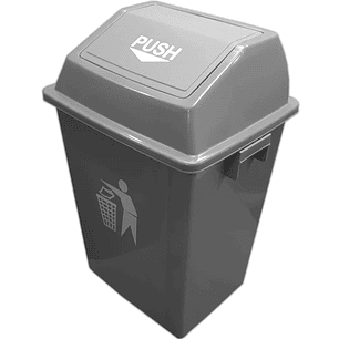 Cesto para Basura 40L Tapa Push