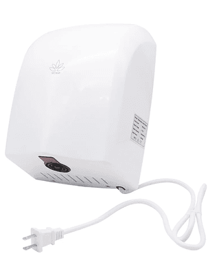 Secador eléctrico plástico para manos