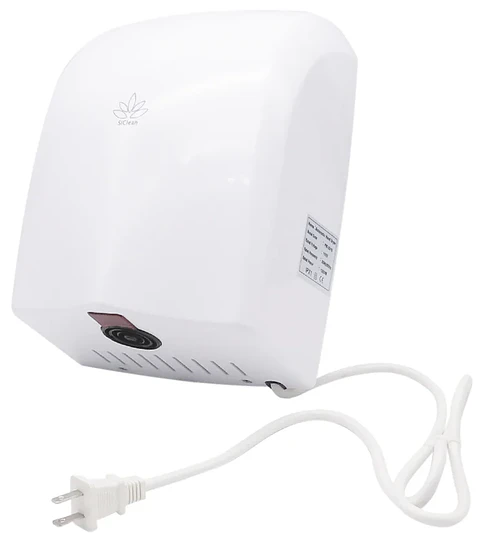 Secador eléctrico plástico para manos