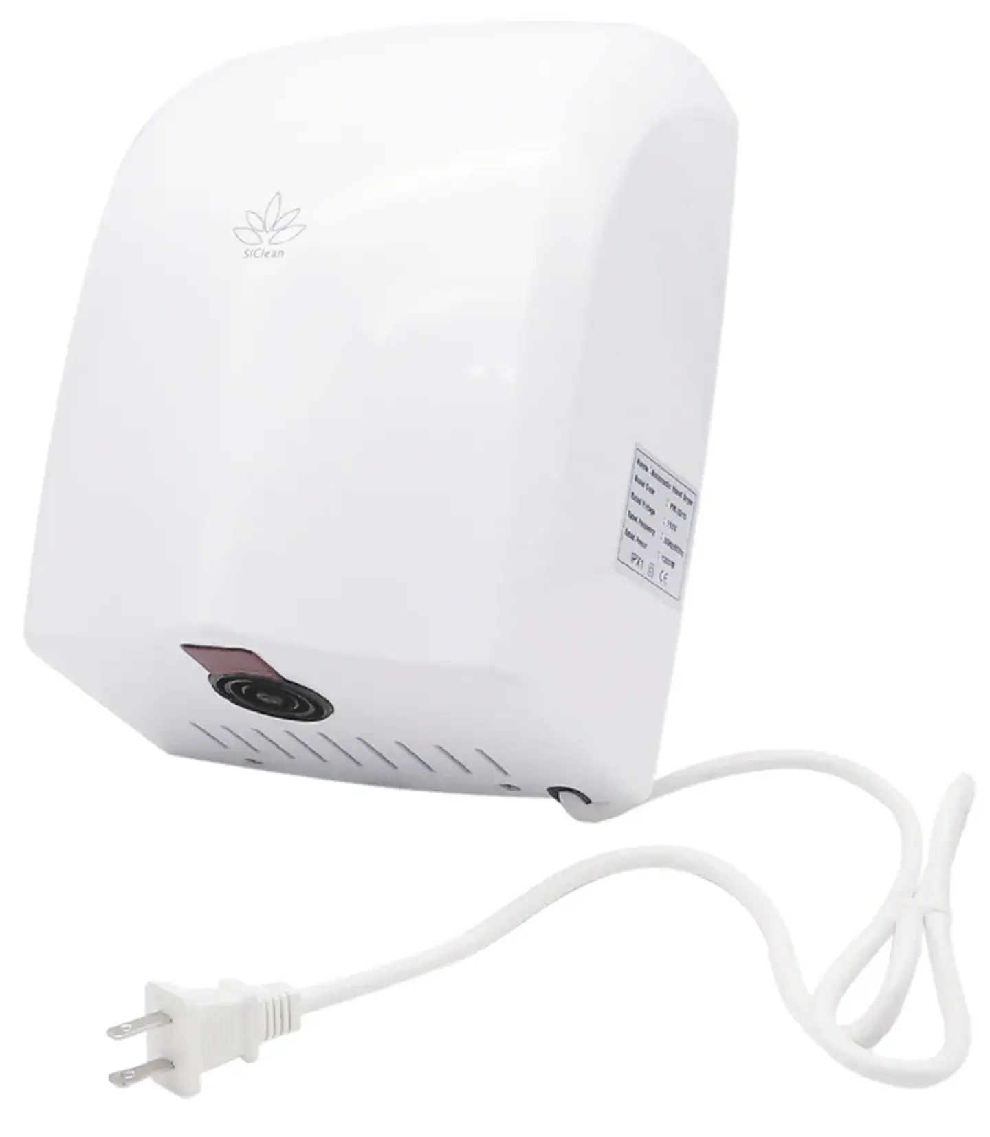 Secador eléctrico plástico para manos 1