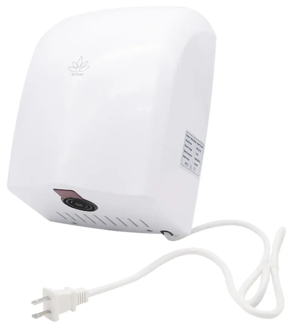 Secador eléctrico plástico para manos 1