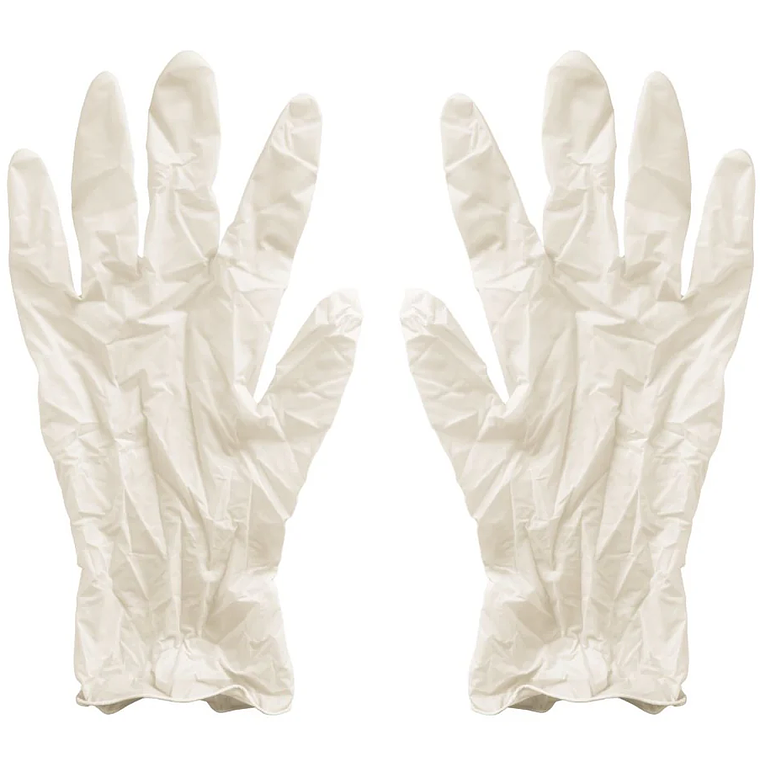 Caja de 100 guantes de latex sin polvo 1
