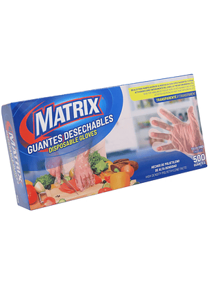 Caja de 500 guantes de polietileno
