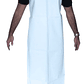 Delantal desechable de PVC en color blanco - Miniatura 1